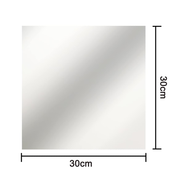 Akryl speil vegg klistremerke klistremerke DIY moderne dekorasjon