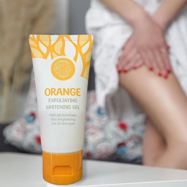 Usual Oranges Body Scrub Eksfolierende Blegende Ansigtspeeling til Kvinder Mænd A