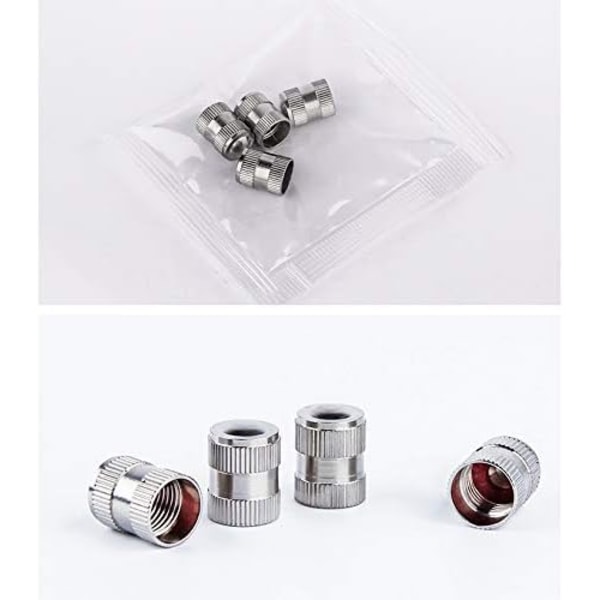 8 kappaletta auton rengasventtiilin korkkia, auton rengasventtiilin korkit, universaali venttiilin korkin tiiviste, suojaa venttiilivarsi, autoille, maastureille, pyörille, kuorma-autoille, moottoripyörille
