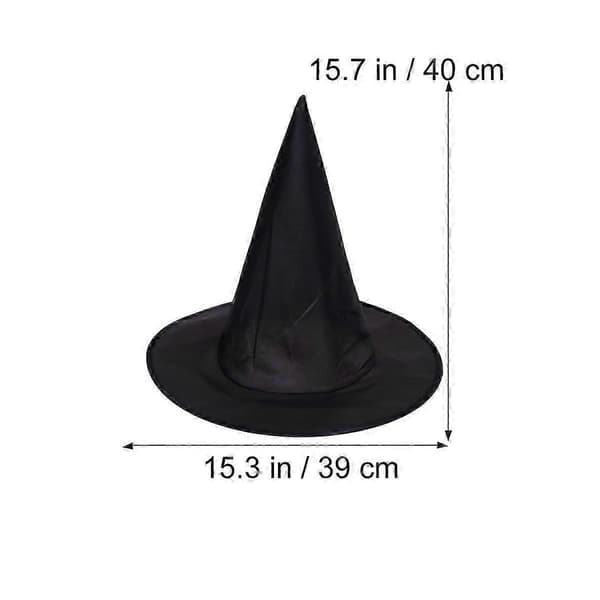 Festtilbehør Halloweenhat kompatibel med Halloweenbrug 3 stk. Stejl heksehat A