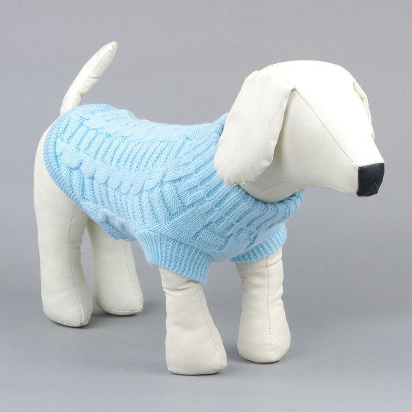3D korkea elastinen yksivärinen koiran villapaita talvikoiran vaatteet lemmikki