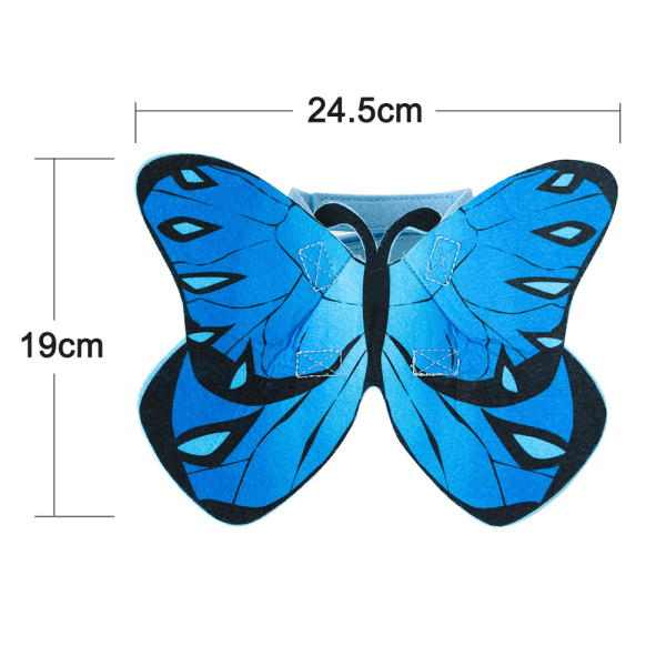 Printed fjäril förvandlas till en intressant flerfärgskatt