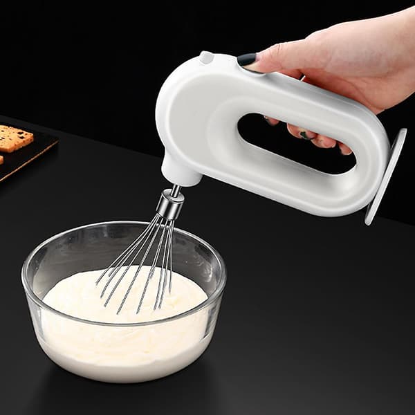 Elektrisk håndmixer USB-opladning 4 niveauer justering håndholdt mælkeskummer A