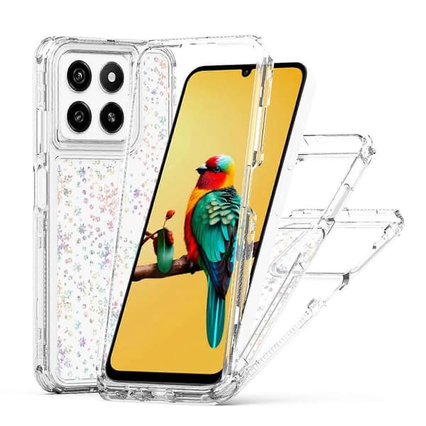 Transparent akryl laserpapper telefonfodral för ZTE Blade A55