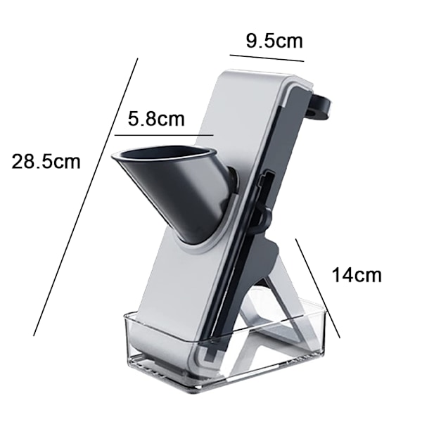 Manual Vegetable Cutter with portable storage box