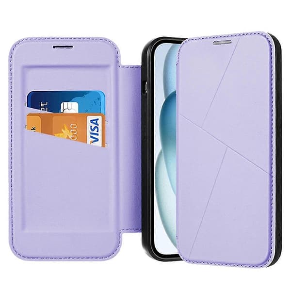 Til iPhone 14 Pro Max etui med magnetisk lukning, kortplads, læder flip telefoncover