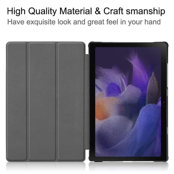 Nahkainen tablettikotelo Samsung Galaxy Tab A8 2021:lle (tummanvihreä)