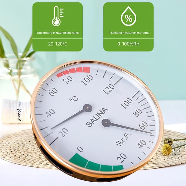 Mini temperatursensor multifunksjonell presis visningstermometer for utendørs bruk A