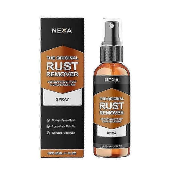 NEXA Rustfjerner Spray Hurtigvirkende Multi-overflaterenser | Fjerner rust, 50 ml (1 stk) A