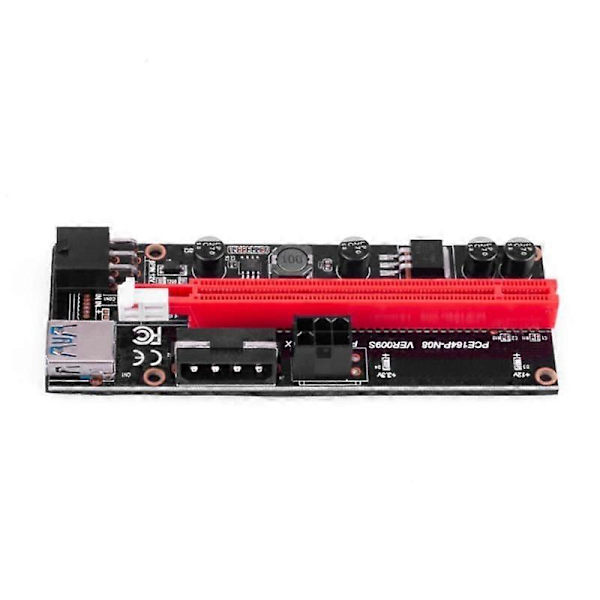 Nyeste VER009 USB 3.0 PCI-E Riser VER 009S Express 1X 4x 8x 16x Extender Riser Adapter