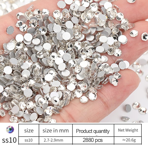 Kristallglas Hotfix Rhinestones