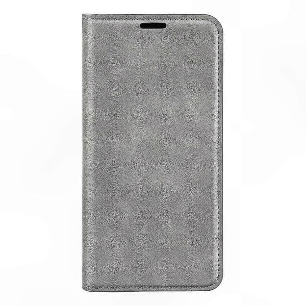Läder TPU-telefonfodral för Moto G31 4G Skyddsfodral Grå
