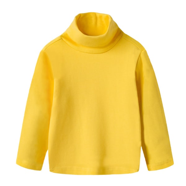 Lasten villapaita Turtleneck Cotton Pullover Solid Sweater