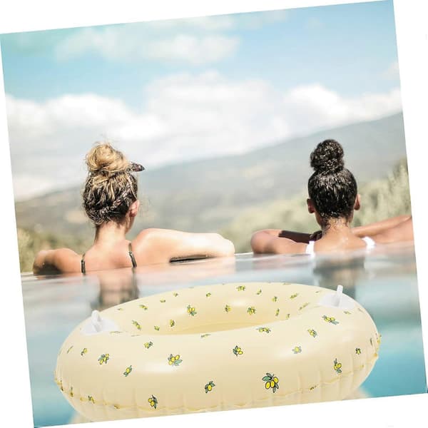 Oppustelig Pool Float Svømmering til Voksne Tyk PVC Sommer Strand og Pool Yndigt Design A