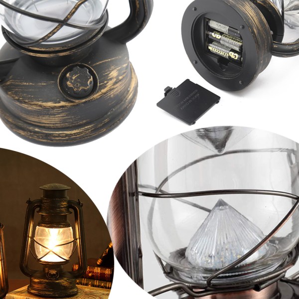 Retro parafinlampe kreativ utendørs teltlampe engros