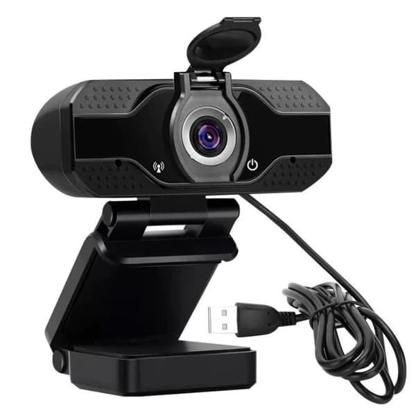 Full HD 1080P webkamera USB 2.0 webkamera med innebygd mikrofon Stereo støyreduserende webkamera PC bærbar stasjonær datamaskin Plug and Play for video