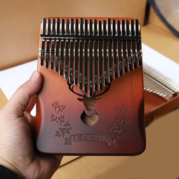 Kalimba Thumb Piano,Portable 21 Keys Mbira Finger Piano med