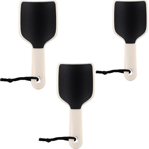3 st fotfil Pedikyr Kit Scrub Rub Board Dubbelsidig Död