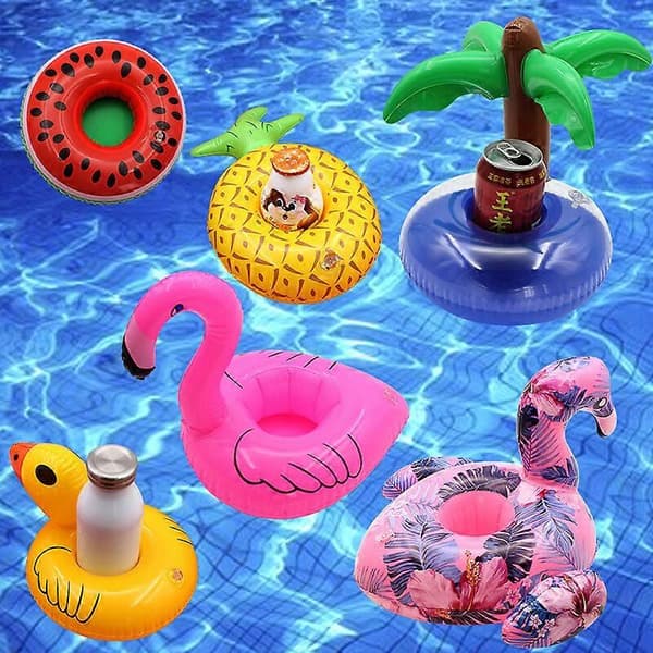 Oppustelige flydende kopholdere, oppustelige flydende underlag til swimmingpool A