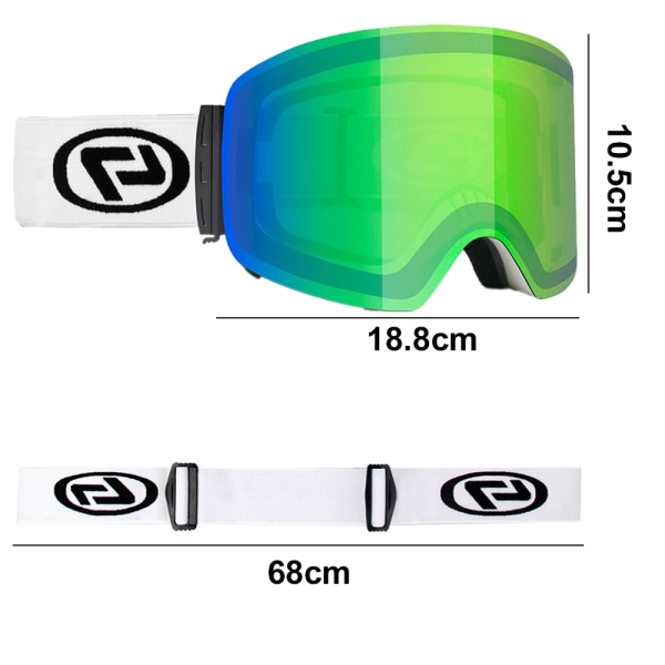 Dobbeltlags anti-dugg skibriller, utendørs menn og kvinner
