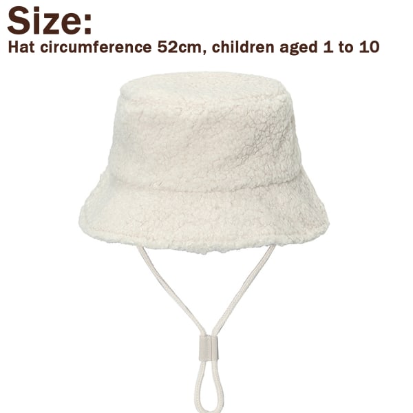 Unisex Toddler og Baby Vinterhue, Sød Lammeuld Pot Hat Solid