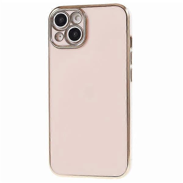 Kompatibel med iPhone 14 Plus-deksel Glanset 6D galvanisering TPU beskyttelsesdeksel A