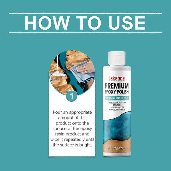 Epoxy Polish, Effektiv Rengøring, Ridse reparation og Overfladepleje A