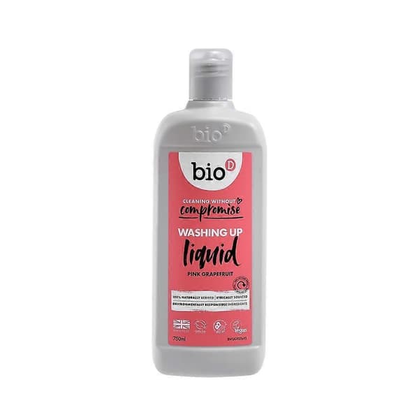 Bio-D Oppvaskmiddel med Grapefrukt 750 ml - 4-pakning A