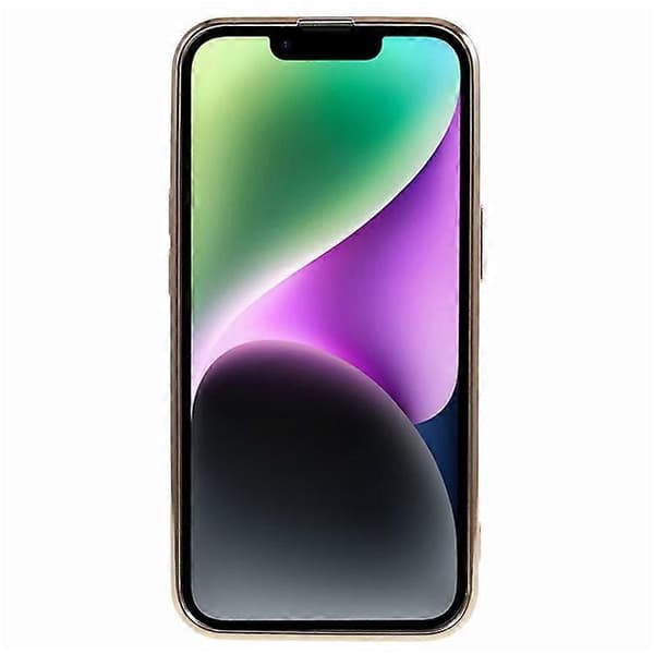 Kompatibel med iPhone 14 Plus fodral Glansigt 6D galvanisering TPU skyddsfodral A
