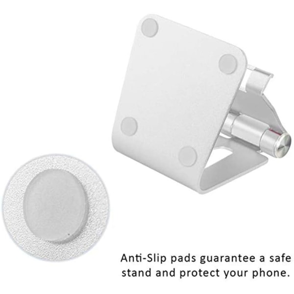 Faltbarer Tablet-Telefon-Standplatz for iPad Luft Pro iPhone X 8