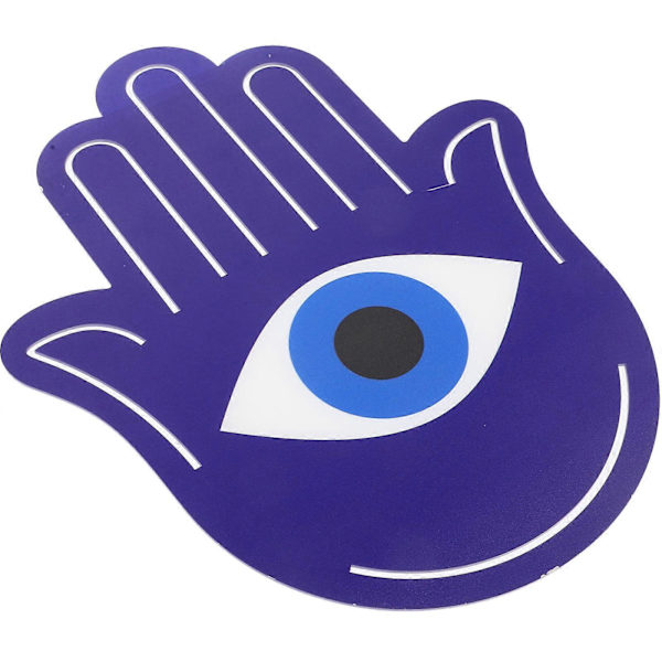 Mörkblå Evil Sticker Akryl Väggkonst Dekor För Sovrum 1-pack A