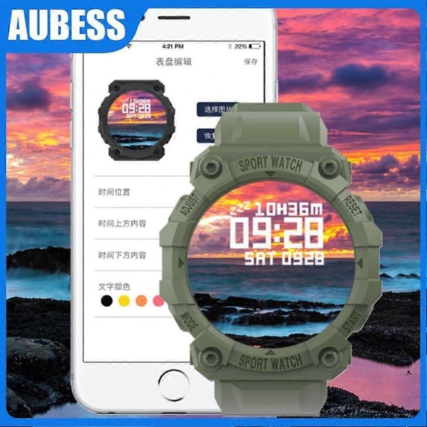 FD68S Nye smartklokker for menn og kvinner Bluetooth Smartwatch Touch Smart Armbånd Trening