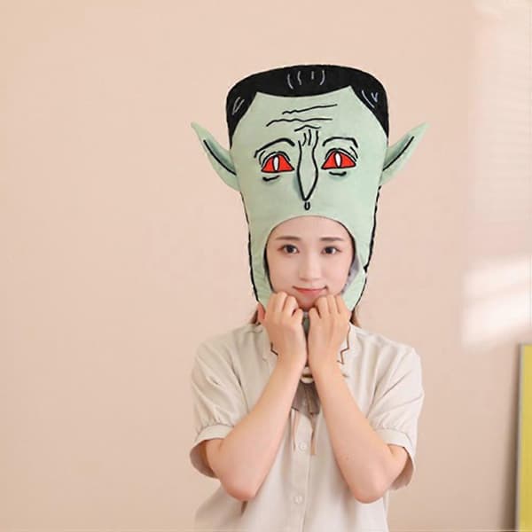Halloween-vampyyripäähine pehmopipo karnevaalicosplayhin A