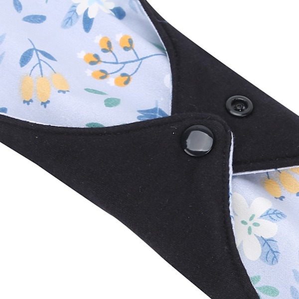 5 stk Kvinnelige Sanitære Menstruasjonsbind Bomulls Lekkasjesikre Vaskbare Ubehagsputer for Kvinner L 20cm x 29.5cm