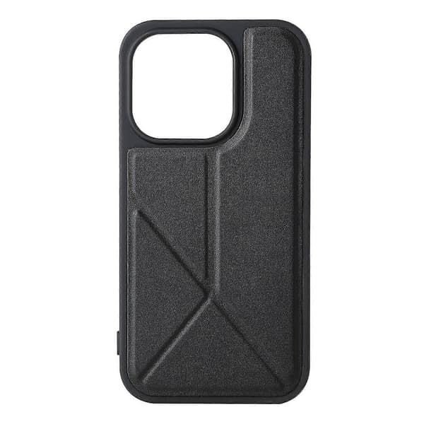 Etui til iPhone 13 Pro Max Sort Stand Læder Ydre Desktop No13801