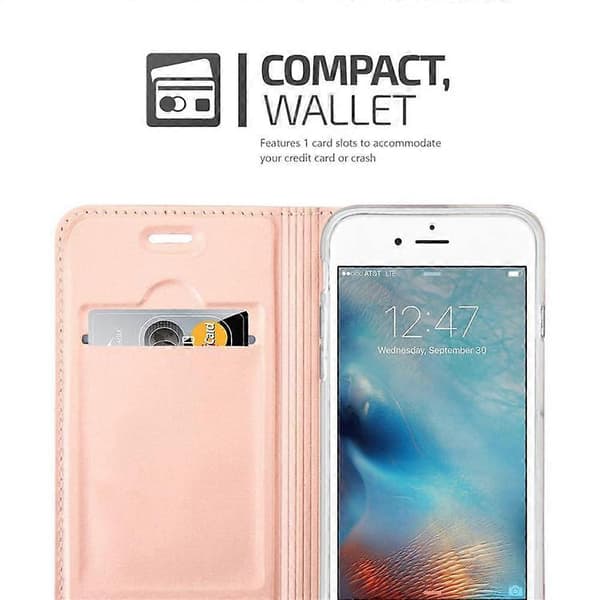 iPhone 6 / 6S suojakotelo - mattapinta korttipaikalla A