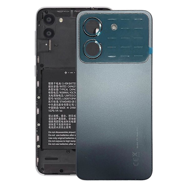 Batterideksel til ZTE Blade A54 Grå
