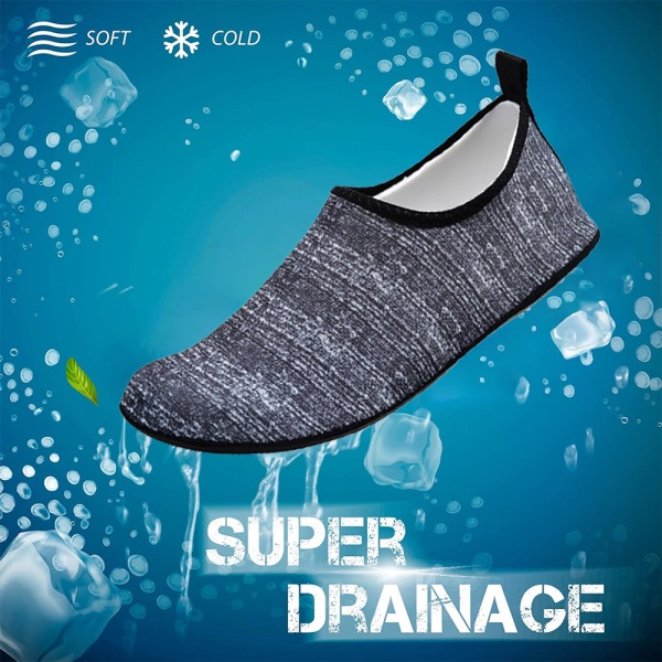 Vattenskor Dam Herr Barfota Unisex Aqua Sockar Slip-on för