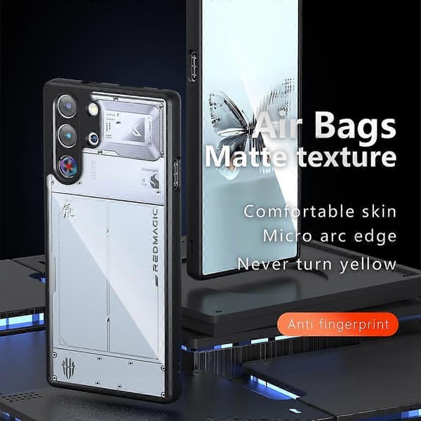 Armor Precise Hole PC Hybrid TPU-telefonfodral för ZTE nubia Red Magic 10 Pro / 10 Pro+