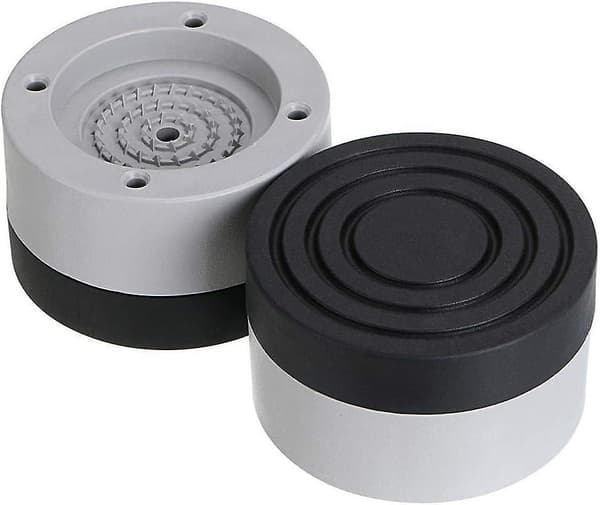 Vibrasjonsdemper for vaskemaskin og tørketrommel 4 cm Pakke med 4 grå A