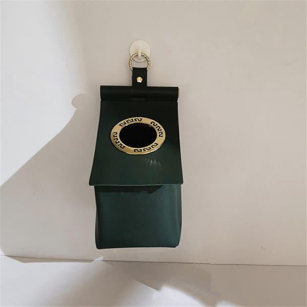 Fristående solid PVC-materiale toalettpapirholderdeksel Bærbart tilbehør for baderomsdekorasjon Elegant farge kaffe (kaffe) A