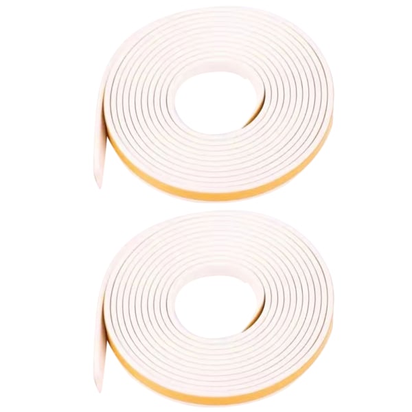 2 kpl Weather Stripping Adhesive Foam Tape Soundproof