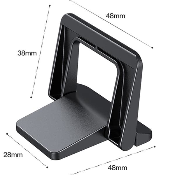 Selvklebende Mini Bærbar Laptopstativ, Usynlig Datamaskinholder, Sammenleggbart Ergonomisk Bordstativ