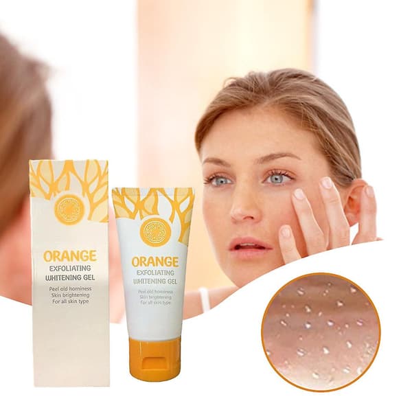 Usual Oranges Body Scrub Eksfolierende Blegende Ansigtspeeling til Kvinder Mænd A