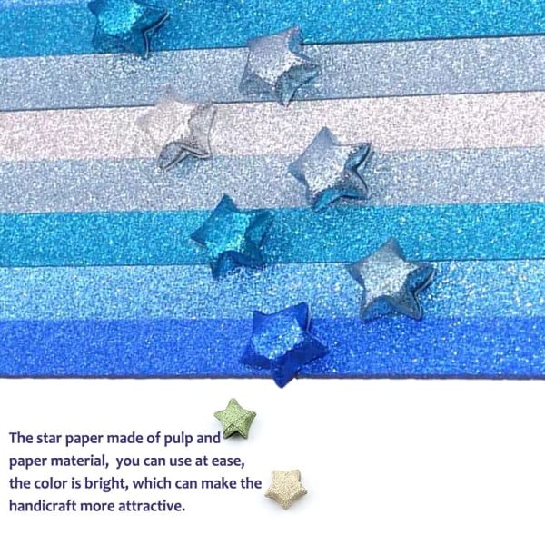 Origami Stars Papers Paket gör-det-själv-papper, 360/520 ark,