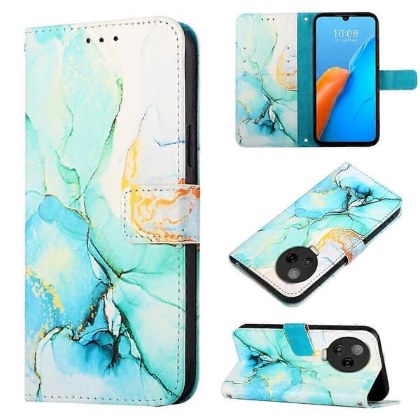 Til Infinix Note 12 Pro 4G PT003 Marmormønster Flip Læder Telefoncover