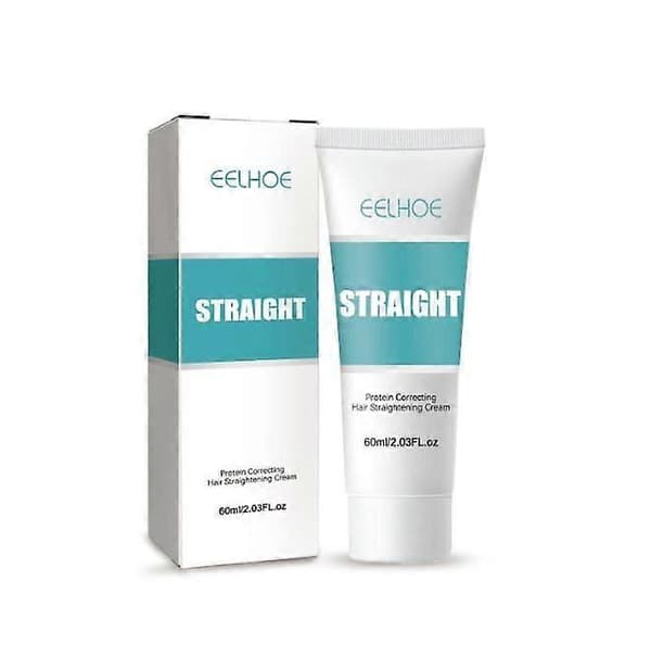 Hårglattecreme Permanent Proteinkorrigerende Hårglattecreme Glat Hår Rebonding Creme (1 stk)