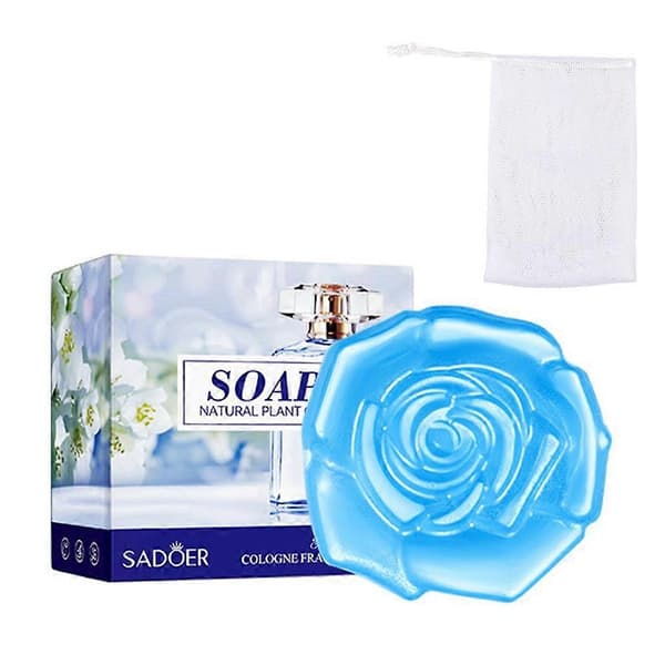 SADOER Cologne Oliesæbe med Netpose til Glat Hud og Oliekontrol A