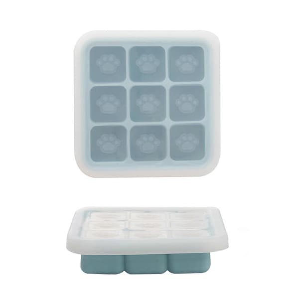 Kattfotformad DIY Isbitsform med Avtagbara Lock Lätt att Rengöra för Mojitos Popsicles Infuserad Mynta A