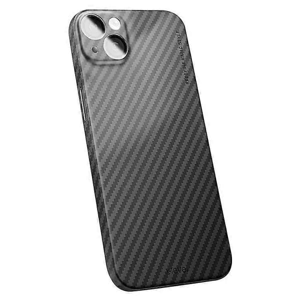 X-LEVEL Kompatibel med iPhone 13 Skal Hård PC Minimalistiskt Mobilskal Kolfibertextur A